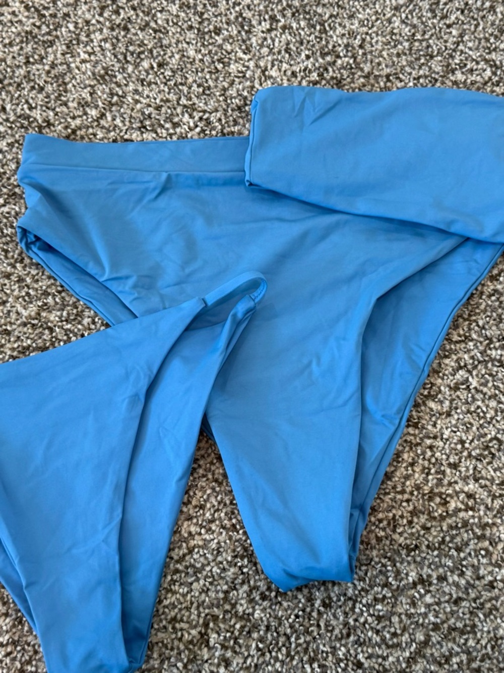 Free People Bright Blue Bikini Set